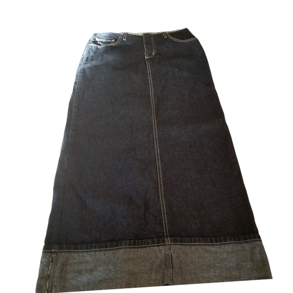 Manager Classic Denim Skirt High Slit Size 29 - Picture 1 of 11